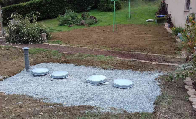 Travaux d'assainissement, Bourg-en-Bresse, 347 Terrassement