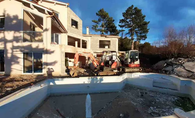 Travaux de terrassement. Bourg en Bresse, 347terrassement